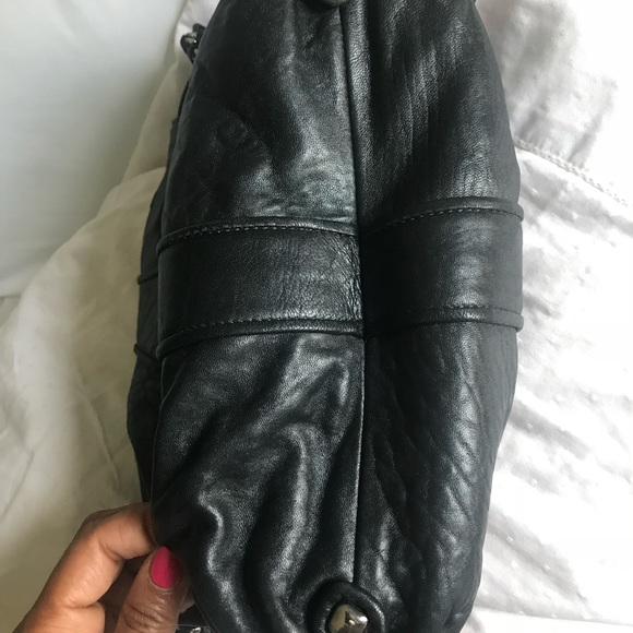 Authentic Leather MCM cross body with Chain Strap - Picture 4 of 8